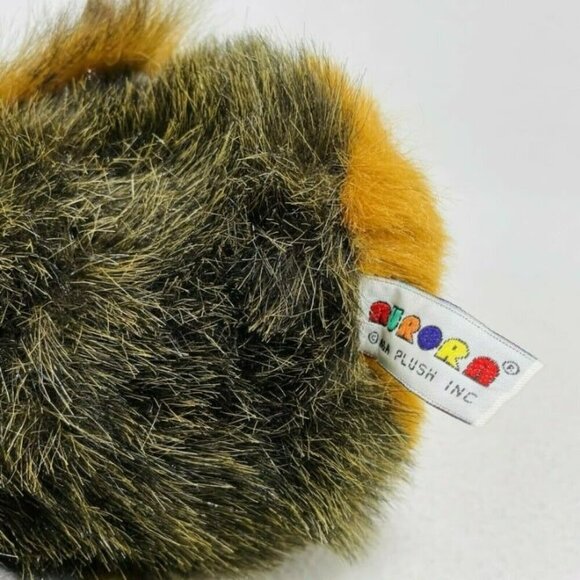 Aurora Night Owl Hooter Plush Toy Doll Standing Realistic Brown Halloween Cuddle - Picture 11 of 12